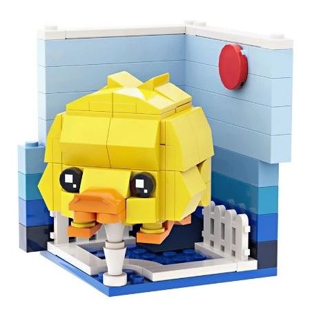 LQFUN 678-22211 22211 67822211 non  CON VỊT bộ đồ chơi xếp lắp ráp ghép mô hình DUCK SHAPE DEMOSTRATE 137 khối