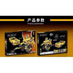 PanlosBrick 675002 Panlos Brick 675002 non  TECH MECHANIC CAR DIY LẬP TRÌNH ROBOT bộ đồ chơi xếp lắp ráp ghép mô hình 901 khối