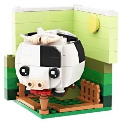 LQFUN 678-22209 22209 67822209 non  CON BÒ bộ đồ chơi xếp lắp ráp ghép mô hình COW SHAPE DEMOSTRATE 132 khối