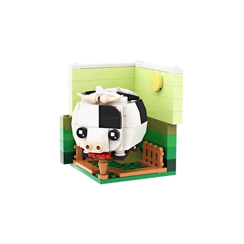 LQFUN 678-22209 22209 67822209 non  CON BÒ bộ đồ chơi xếp lắp ráp ghép mô hình COW SHAPE DEMOSTRATE 132 khối