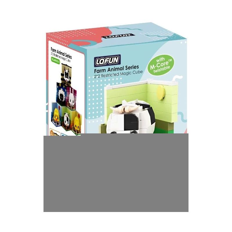 LQFUN 678-22209 22209 67822209 non  CON BÒ bộ đồ chơi xếp lắp ráp ghép mô hình COW SHAPE DEMOSTRATE 132 khối