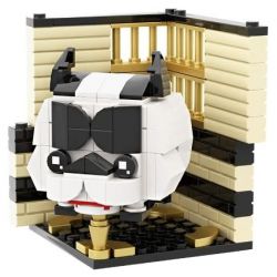 LQFUN 678-22207 22207 67822207 non  CHÓ MẶT XỆ bộ đồ chơi xếp lắp ráp ghép mô hình BULLDOG SHAPE DEMOSTRATE 144 khối