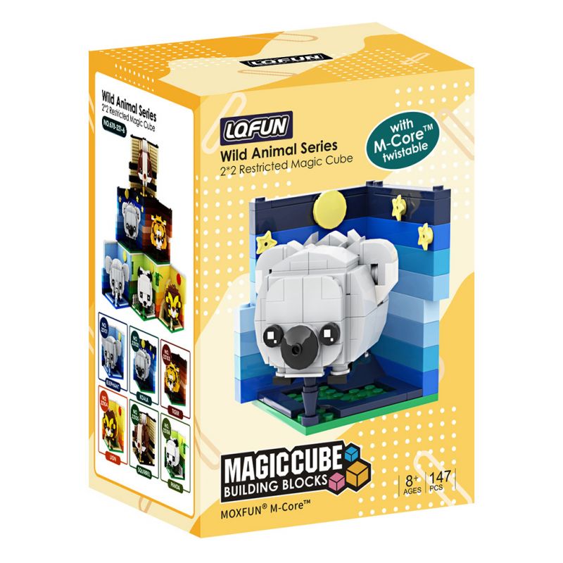 LQFUN 678-22102 22102 67822102 non  GẤU TÚI bộ đồ chơi xếp lắp ráp ghép mô hình KOALA SHAPE DEMOSTRATE 147 khối