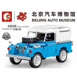 SEMBO 705808 non  BẢO TÀNG Ô TÔ BẮC KINH LAND ROVER IIA bộ đồ chơi xếp lắp ráp ghép mô hình Creator Sáng Tạo 731 khối