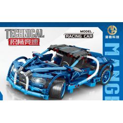 MANGE TECHNOLOGY 88013 non  BUGATTI VINH QUANG KÉO LẠI XE bộ đồ chơi xếp lắp ráp ghép mô hình  Kỹ Thuật Công Nghệ Cao Mô Hình Phương Tiện 419 khối