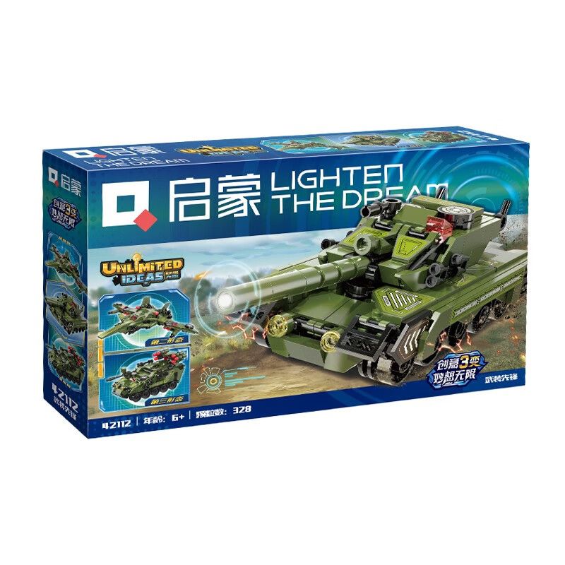 Enlighten 42112 Qman 42112 non  TIÊN PHONG CÓ VŨ TRANG bộ đồ chơi xếp lắp ráp ghép mô hình Ideas Ý Tưởng 328 khối