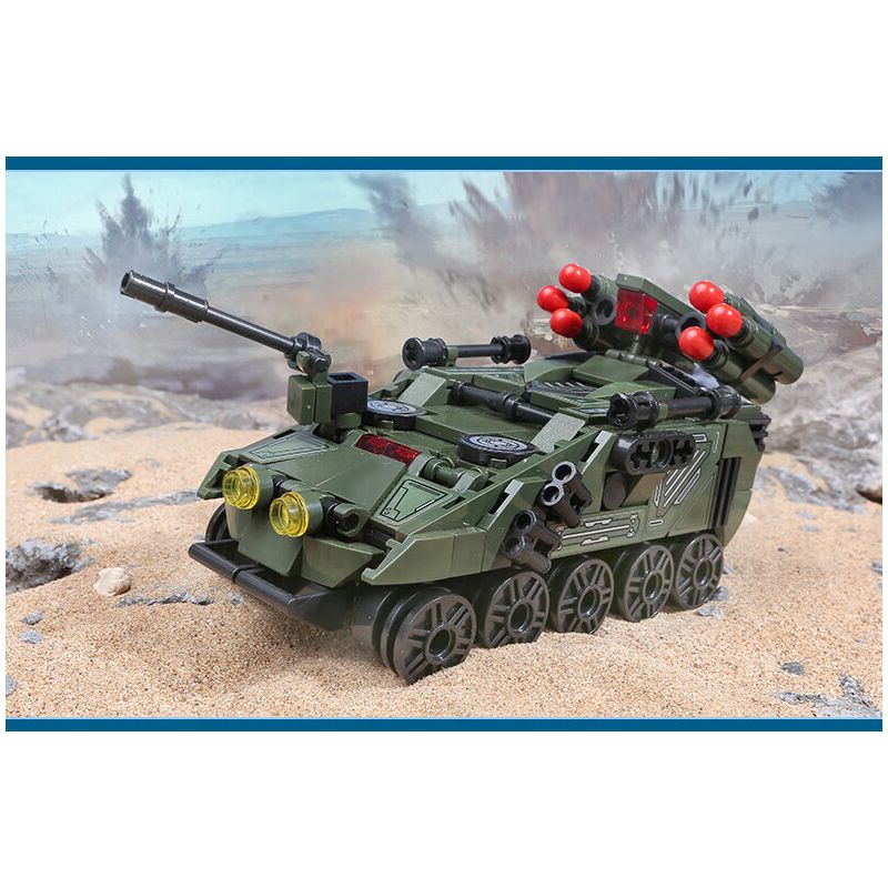 Enlighten 42112 Qman 42112 non  TIÊN PHONG CÓ VŨ TRANG bộ đồ chơi xếp lắp ráp ghép mô hình Ideas Ý Tưởng 328 khối