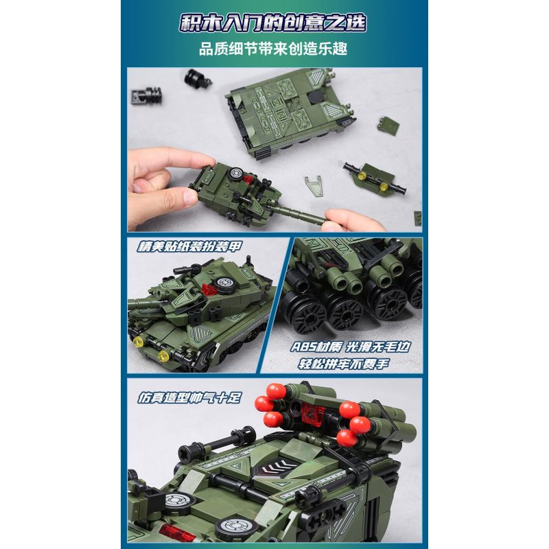 Enlighten 42112 Qman 42112 non  TIÊN PHONG CÓ VŨ TRANG bộ đồ chơi xếp lắp ráp ghép mô hình Ideas Ý Tưởng 328 khối