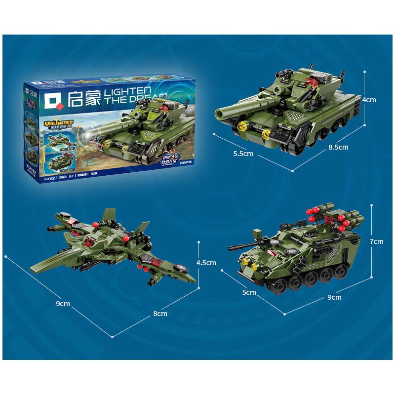 Enlighten 42112 Qman 42112 non  TIÊN PHONG CÓ VŨ TRANG bộ đồ chơi xếp lắp ráp ghép mô hình Ideas Ý Tưởng 328 khối