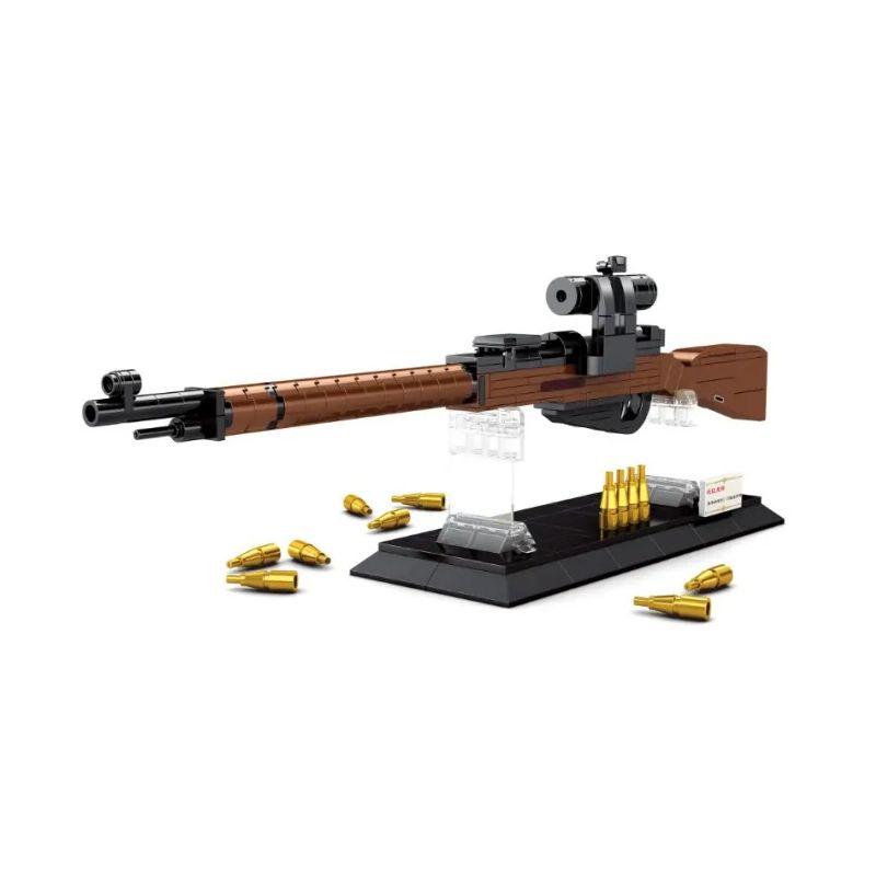 WOMA C0715 0715 non Lego SÚNG BẮN TỈA MOSIN NAGANT M91-30 bộ đồ chơi xếp lắp ráp ghép mô hình LONG MARCH HERO 287 khối