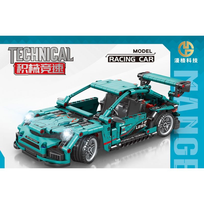 MANGE TECHNOLOGY 88010 non  HUYỀN THOẠI XE KÉO PORSCHE 911 bộ đồ chơi xếp lắp ráp ghép mô hình  Kỹ Thuật Công Nghệ Cao Mô Hình Phương Tiện 422 khối