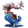 QIZHILE 92005 non  TÂN ANH Y THỦY bộ đồ chơi xếp lắp ráp ghép mô hình Flowers HARDCORE MANUFACT Hoa 1071 khối