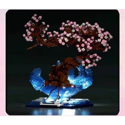 QIZHILE 92005 non  TÂN ANH Y THỦY bộ đồ chơi xếp lắp ráp ghép mô hình Flowers HARDCORE MANUFACT Hoa 1071 khối