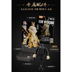 BLOKS 85007 non  TƯỢNG VÀNG HẦU VƯƠNG ASV-01 bộ đồ chơi xếp lắp ráp ghép mô hình