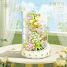 WEIGHT 6010 non  HOA NỞ VEN SÔNG bộ đồ chơi xếp lắp ráp ghép mô hình Flowers WHEN FLOWERS 632 khối