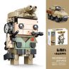 Kazi KY84112 84112 non  LÍNH NGẦU HẬU CẦN DU KÍCH XE THIẾT GIÁP bộ đồ chơi xếp lắp ráp ghép mô hình Military Power Sức Mạnh Quân Sự 237 khối