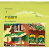 MOYU BLOCK MY92015 92015 non  NGÔI NHÀ TRÊN CÂY YÊU TINH bộ đồ chơi xếp lắp ráp ghép mô hình Modular Buildings ELF TREE HOUSE Mô Hình Nhà Cửa 3308 khối