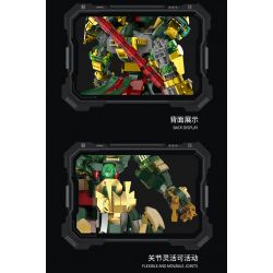 KOZOSHA 212210 non  QUAN VŨ bộ đồ chơi xếp lắp ráp ghép mô hình 1558 khối