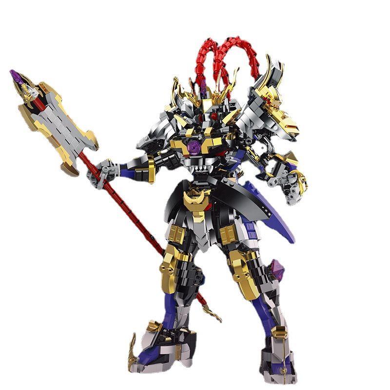 KOZOSHA 212209 non Lego MECHA KIỂU TRUNG QUỐC TƯỚNG QUÂN LỮ BỐ bộ đồ chơi xếp lắp ráp ghép mô hình 1448 khối