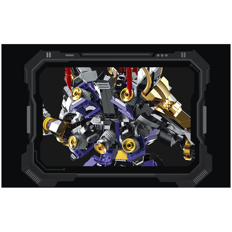 KOZOSHA 212209 non  MECHA KIỂU TRUNG QUỐC TƯỚNG QUÂN LỮ BỐ bộ đồ chơi xếp lắp ráp ghép mô hình 1448 khối