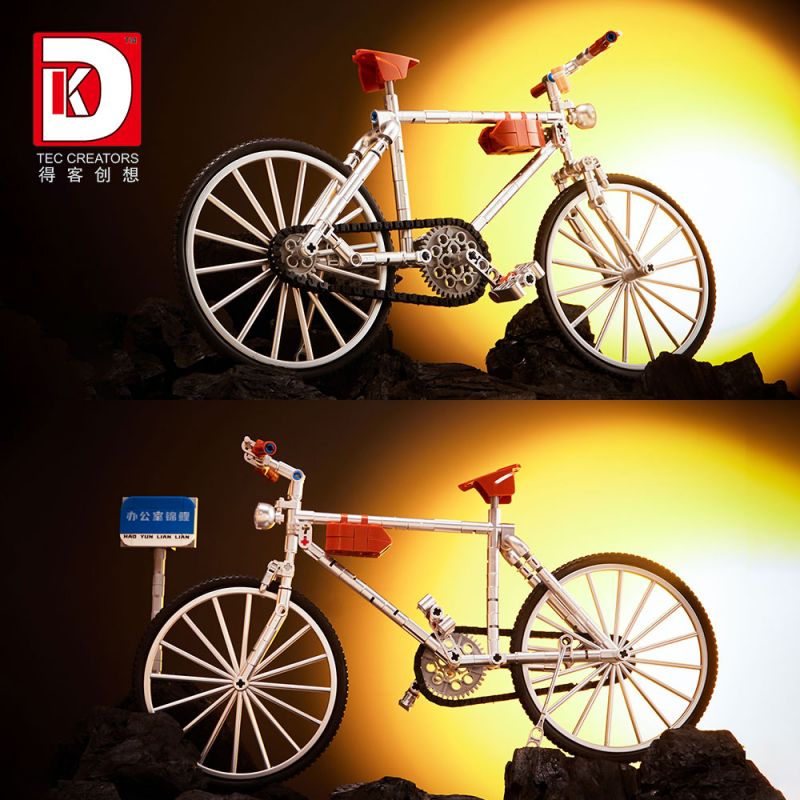 DK 80007 non  NGƯỜI ANH ĐƯỜNG XE ĐẠP tỷ lệ 1:5 bộ đồ chơi xếp lắp ráp ghép mô hình  BRITISH WIND Kỹ Thuật Công Nghệ Cao Mô Hình Phương Tiện 280 khối
