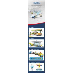 Kazi KY83028 83028 non  SÂN BAY WINGS OF LIGHT bộ đồ chơi xếp lắp ráp ghép mô hình City WINGS OF LIGHT AIRPORT Thành Phố 1003 khối