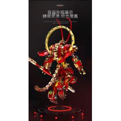 KOZOSHA 212208 non  VUA KHỈ bộ đồ chơi xếp lắp ráp ghép mô hình 1393 khối