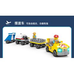 Kazi KY83028 83028 non  SÂN BAY WINGS OF LIGHT bộ đồ chơi xếp lắp ráp ghép mô hình City WINGS OF LIGHT AIRPORT Thành Phố 1003 khối