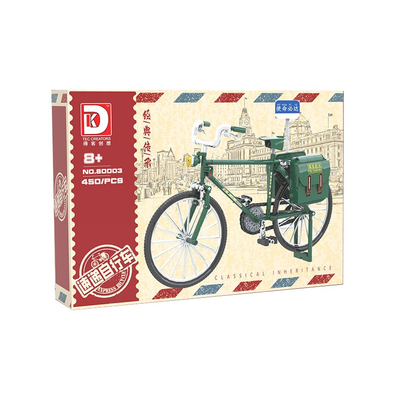 DK 80003 non Lego XE ĐẠP TỐC HÀNH tỷ lệ 1:5 bộ đồ chơi xếp lắp ráp ghép mô hình Technic EXPRESS BICYCLE Kỹ Thuật Công Nghệ Cao Mô Hình Phương Tiện 464 khối