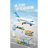 Kazi KY83028 83028 non  SÂN BAY WINGS OF LIGHT bộ đồ chơi xếp lắp ráp ghép mô hình City WINGS OF LIGHT AIRPORT Thành Phố 1003 khối