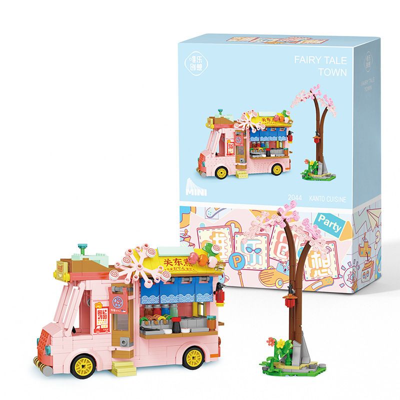 WEIGHT 2044 non Lego CỬA HÀNG KANTO bộ đồ chơi xếp lắp ráp ghép mô hình FAIRY TALE TOWN 473 khối