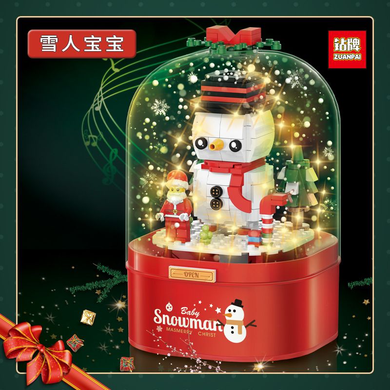 ZUANPAI Z001 non Lego NGƯỜI TUYẾT BÉ bộ đồ chơi xếp lắp ráp ghép mô hình Christmas SNOWMAN Giáng Sinh