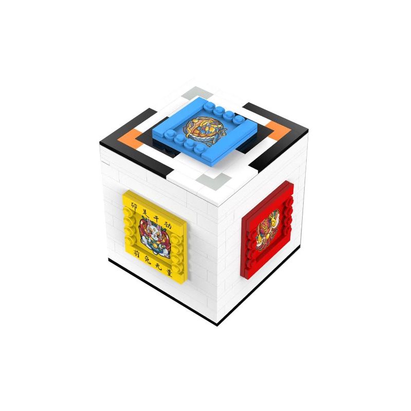 W31 non Lego HỘP NGŨ HÀNH LỚN bộ đồ chơi xếp lắp ráp ghép mô hình Creator PUZZLE FIVE ELEMENTS BOX Sáng Tạo 306 khối
