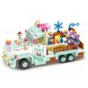 WEIGHT 2123 non  SUY NGHĨ HAI LẦN VỀ NƯỚNG bộ đồ chơi xếp lắp ráp ghép mô hình GOURMET CARS 627 khối