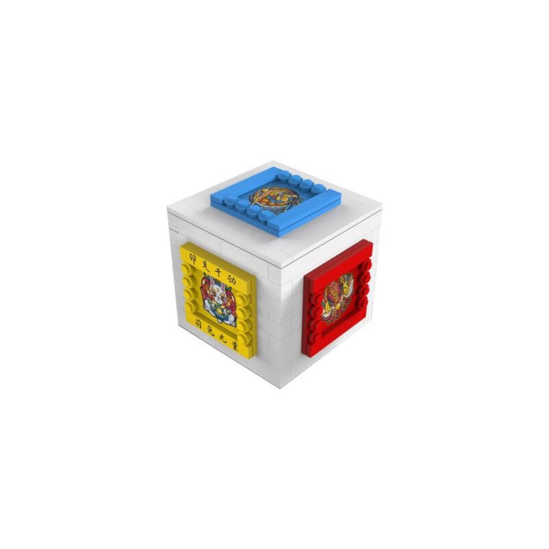 W30 non Lego HỘP NGŨ HÀNH bộ đồ chơi xếp lắp ráp ghép mô hình Creator PUZZLE FIVE ELEMENTS BOX Sáng Tạo 235 khối