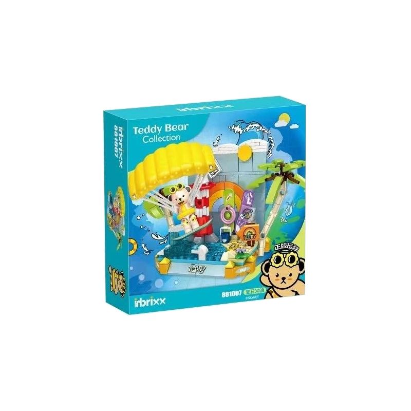 INBRIXX 881007 non LƯỚT SÓNG MÙA HÈ bộ đồ chơi xếp lắp ráp ghép mô hình TEDDY BEAR INBRIXX 881007 non LƯỚT SÓNG MÙA HÈ bộ đồ chơi xếp lắp ráp ghép mô hình TEDDY BEAR