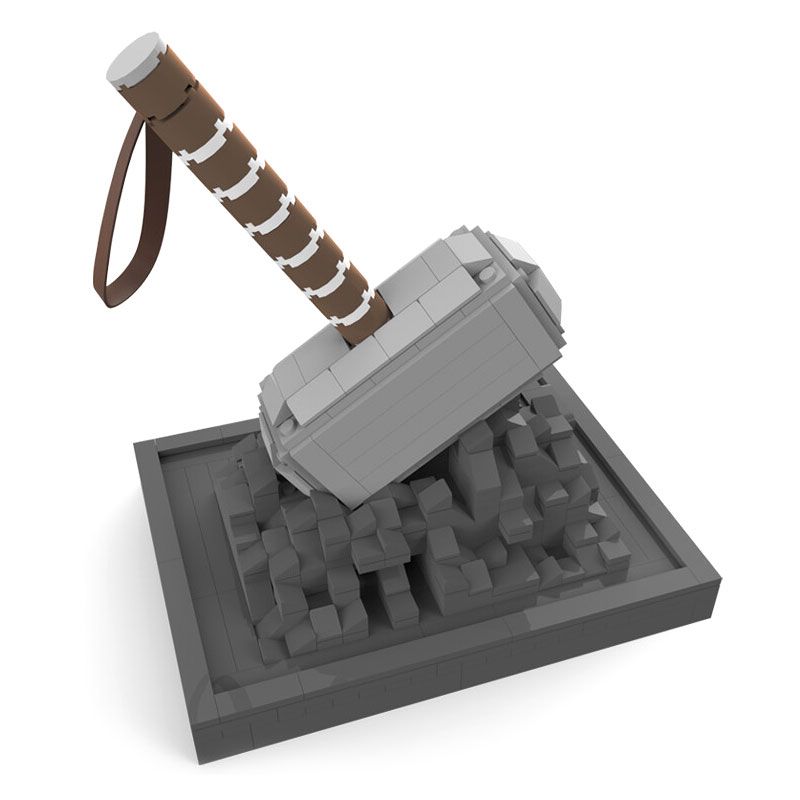 W29 non Lego HỘP GIẢI MÃ NỘI TẠNG THOR'S HAMMER THẾ HỆ THỨ 6 bộ đồ chơi xếp lắp ráp ghép mô hình Creator PUZZLE DECRYPT BOX Sáng Tạo
