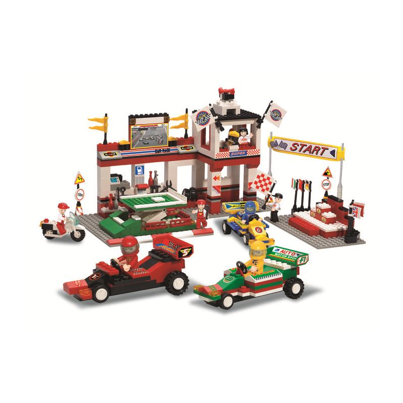 SLUBAN M38-B5500 B5500 5500 M38B5500 38-B5500 non Lego XE CÔNG THỨC - F1 GRAND PRIX bộ đồ chơi xếp lắp ráp ghép mô hình Speed Champions Racing Cars Đua Xe Công Thức 457 khối