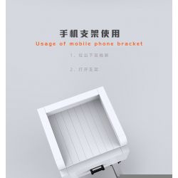 W53 non  BÀN ĐẦU GIƯỜNG MA THUẬT bộ đồ chơi xếp lắp ráp ghép mô hình Creator PUZZLE DECRYPT BOX Sáng Tạo