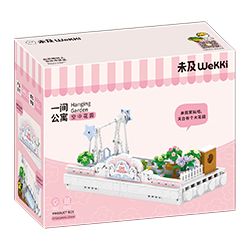 WEKKI 506115 non  KHU VƯỜN TRÊN MÂY bộ đồ chơi xếp lắp ráp ghép mô hình ONE ROOM HANGING GARDEN