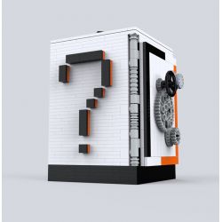 W52 non  MA THUẬT AN TOÀN bộ đồ chơi xếp lắp ráp ghép mô hình Creator PUZZLE DECRYPT BOX Sáng Tạo