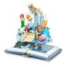 SEMBO 506175 non  ĐẢO NỔI CỦA NÀNG TIÊN CÁ bộ đồ chơi xếp lắp ráp ghép mô hình Disney Princess FAIRY TALE BOOK THE LITTLE MERMAID Công Chúa 594 khối
