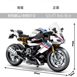 SEMBO 701812 non  BMWS1000TT bộ đồ chơi xếp lắp ráp ghép mô hình  BMW S1000TT Kỹ Thuật Công Nghệ Cao Mô Hình Phương Tiện 814 khối