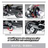 SEMBO 701812 non  BMWS1000TT bộ đồ chơi xếp lắp ráp ghép mô hình  BMW S1000TT Kỹ Thuật Công Nghệ Cao Mô Hình Phương Tiện 814 khối