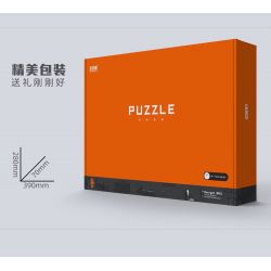 W51 non  THÙNG CHỨA MA THUẬT bộ đồ chơi xếp lắp ráp ghép mô hình Creator PUZZLE DECRYPT BOX Sáng Tạo