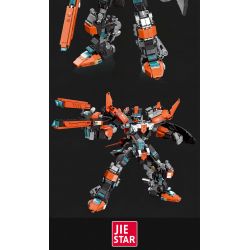 JIESTAR 67030 non  HIỆP SĨ TITAN bộ đồ chơi xếp lắp ráp ghép mô hình 996 khối