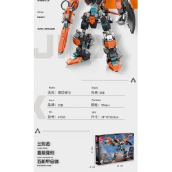 JIESTAR 67030 non  HIỆP SĨ TITAN bộ đồ chơi xếp lắp ráp ghép mô hình 996 khối