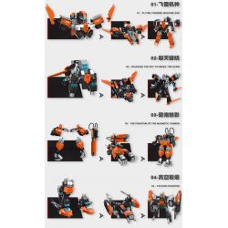 JIESTAR 67030 non  HIỆP SĨ TITAN bộ đồ chơi xếp lắp ráp ghép mô hình 996 khối