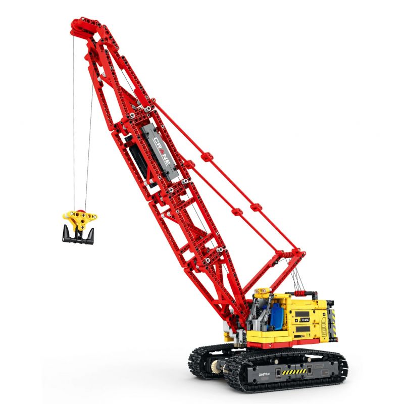 REOBRIX 22006 non Lego CẨU TRỤC BÁNH XÍCH bộ đồ chơi xếp lắp ráp ghép mô hình Technic CRAWLER CRANE Kỹ Thuật Công Nghệ Cao Mô Hình Phương Tiện 1322 khối