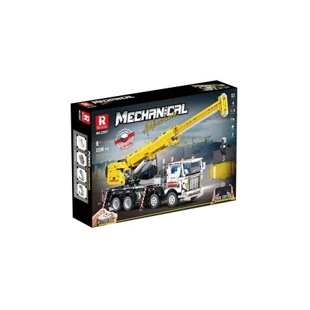REOBRIX 22007 non  MÁY TRỤC bộ đồ chơi xếp lắp ráp ghép mô hình  MULTIPLE FUNCTION AUTOCRANE Kỹ Thuật Công Nghệ Cao Mô Hình Phương Tiện 2206 khối